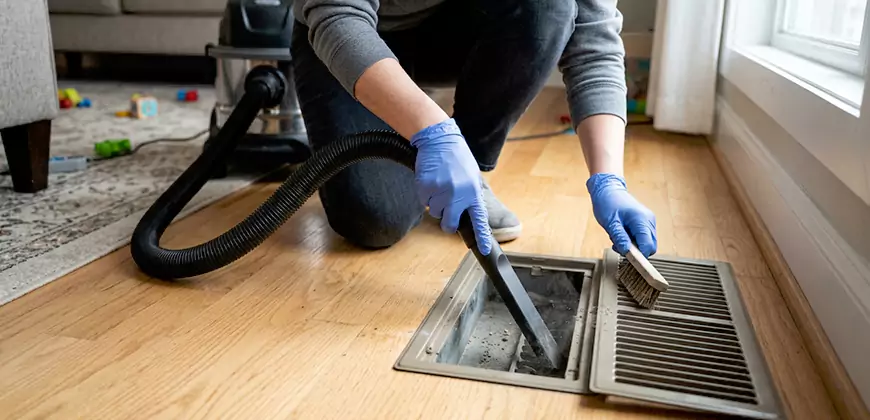 Ducted Heating Filter Cleaning in Largo